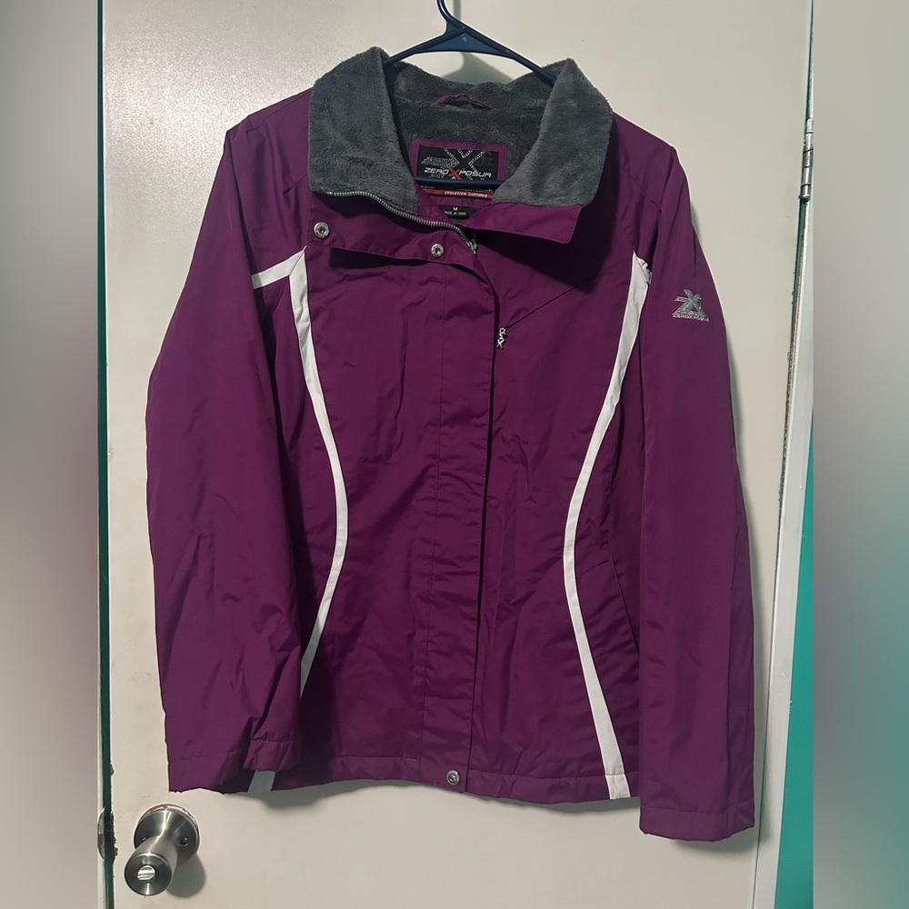 ZeroXposur Purple Jacket with Gray Lining